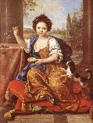 MIGNARD, Pierre Girl Blowing Soap Bubbles Spain oil painting reproduction